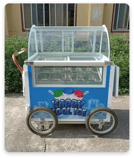 Gelato Cart Display Sydney