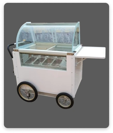 Gelato Cart Display