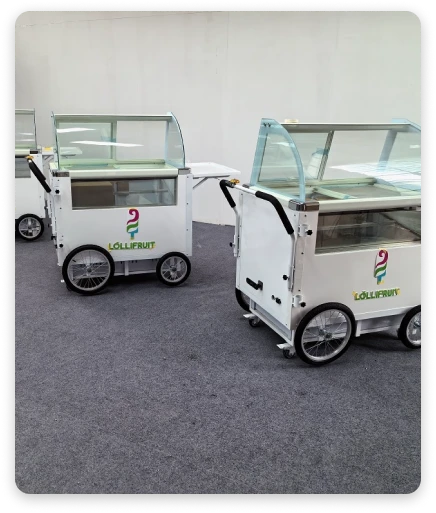 Gelato Cart Display