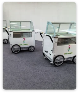 Gelato Cart Display
