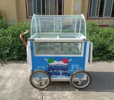 Gelato Cart Display